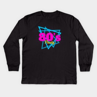 80s Party Kids Long Sleeve T-Shirt